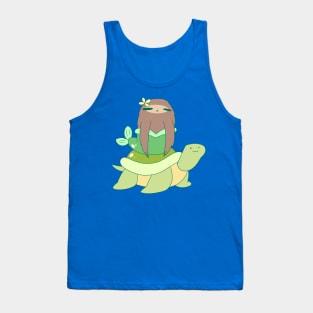 MerSloth and Turtle Tank Top